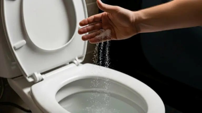 O segredo para desinfetar o vaso sanitário: coloque sal e deixe agir durante toda a noite para uma limpeza profunda