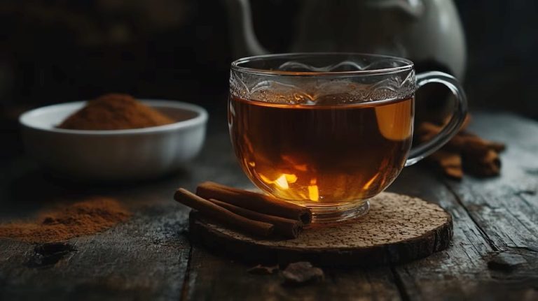 Quais são as propriedades terapêuticas do chá de muicle com canela