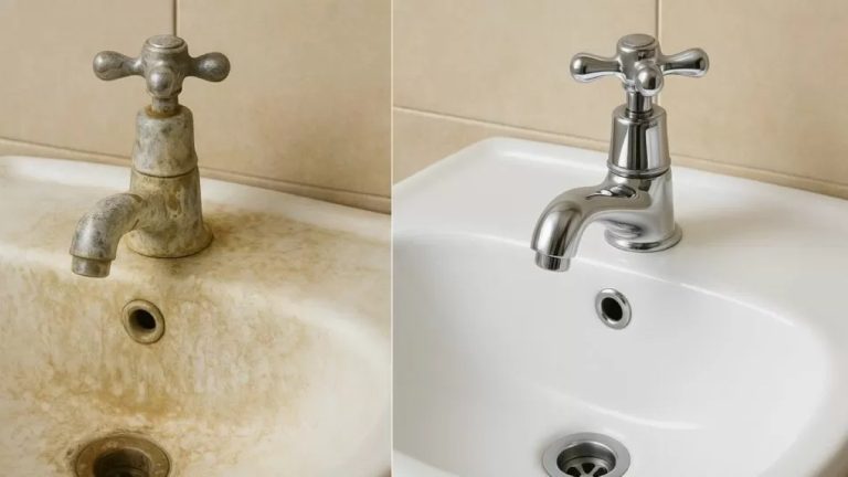 Sem bicarbonato: a melhor maneira de remover o calcário das torneiras
