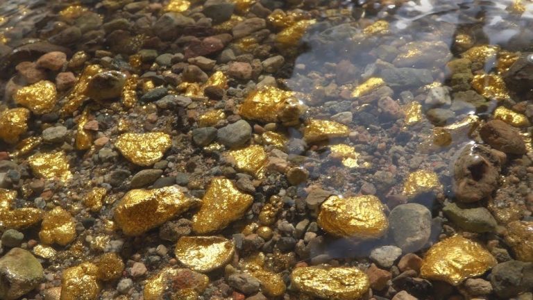 Neste país foi descoberto um rio cheio de ouro: nele há centenas de pepitas, no valor de milhões de dólares