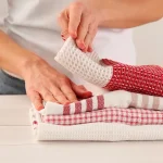 Mergulhe os panos de cozinha em água com vinagre: o que isso significa?