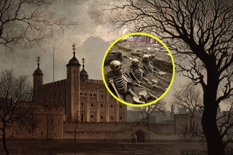 Uma descoberta arrepiante na Torre de Londres: uma equipa de arqueólogos encontra vários esqueletos durante uma escavação