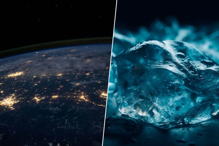 Os cientistas dobraram gelo salgado e descobriram que ele se comporta como um gerador elétrico