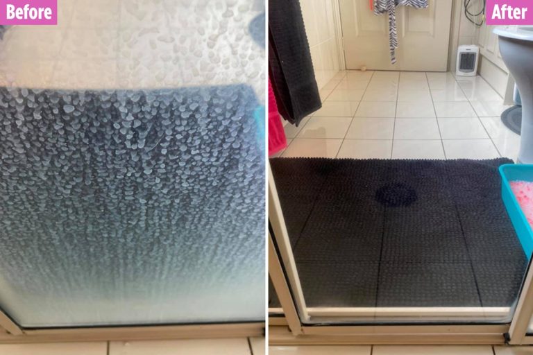 Como limpar o box do chuveiro para eliminar resíduos de sabão e manchas de água dura