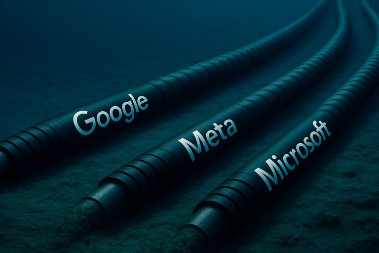 Os cabos submarinos pertenciam às operadoras de telecomunicações, mas agora estão a ser controlados pelas grandes empresas de tecnologia