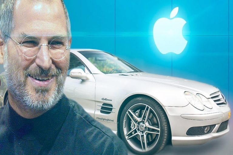 Steve Jobs trocava o seu Mercedes-Benz SL55 AMG de 120 000 dólares a cada seis meses. E tudo por causa da matrícula