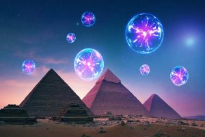 China encontra uma bolha de energia sobre a Grande Pirâmide de Gizé